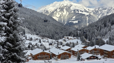 Chalets van Landal op wintersport.